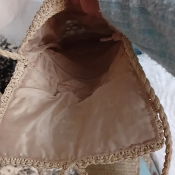 HandMade Wicker‎ Body Bag Purse - Picture 6 of 9